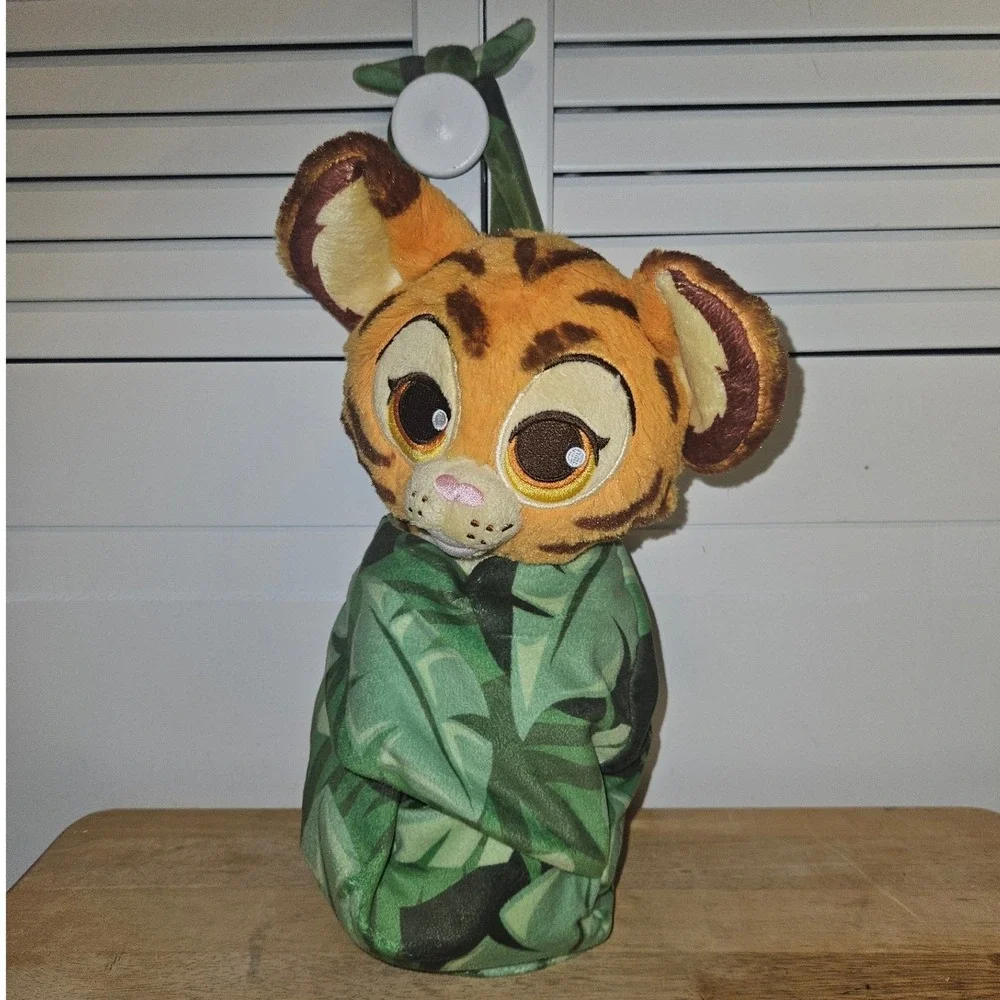 Disney Babies Rajah Plush Tiger with Leaf Swaddle Blanket Aladdin Kids‎ Toy